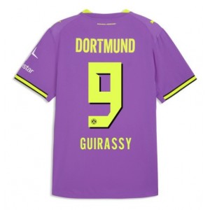 Borussia Dortmund Serhou Guirassy #9 Jalkapallovaatteet Kolmaspaita 2026-27 Lyhythihainen
